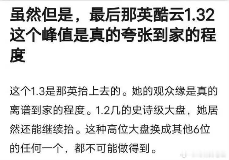 歌手收视率《歌手》这个节目最后的荣光是24年那英唱《像梦一样自由》时候了，收视率