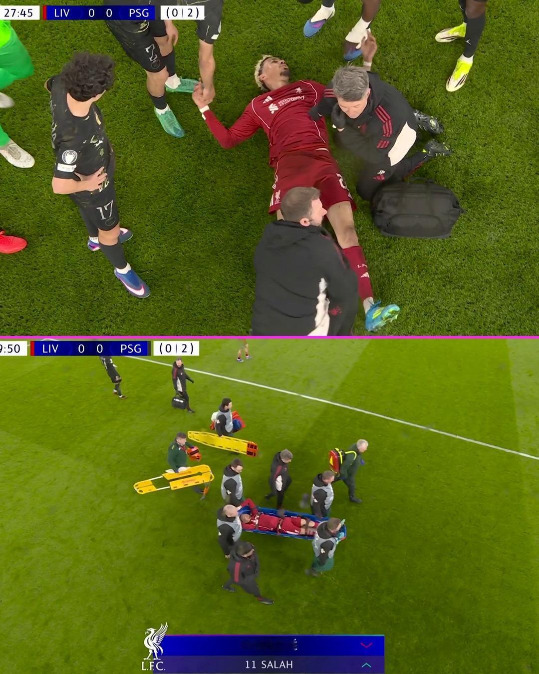 利物浦去年夏窗买的唯一靠谱之人倒下！在对巴黎的欧冠1/4决赛次回合的比赛中，