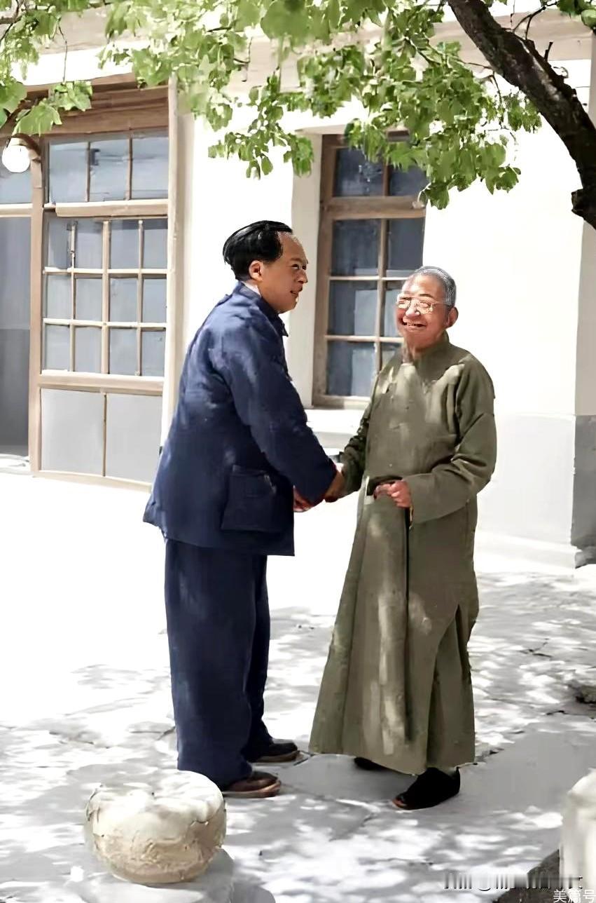 1949年毛主席和柳亚子