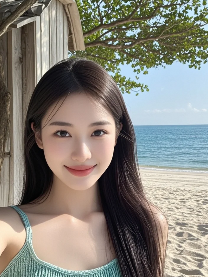 海浪一遍遍冲刷沙滩，像极了我对过去的释怀。