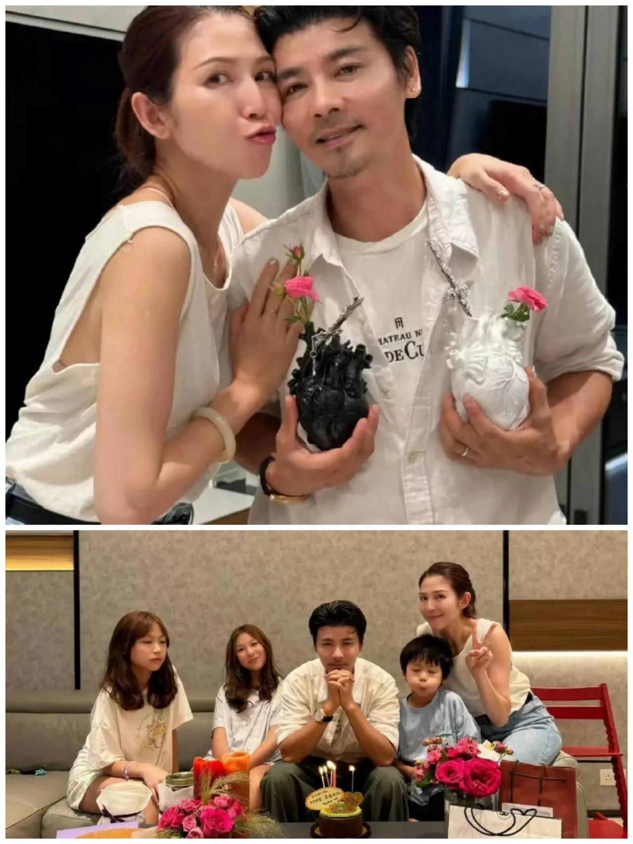 我发现张晋是不会和蔡少芬离婚了，不是因为财产，也不是因为不合。而是因为张晋太