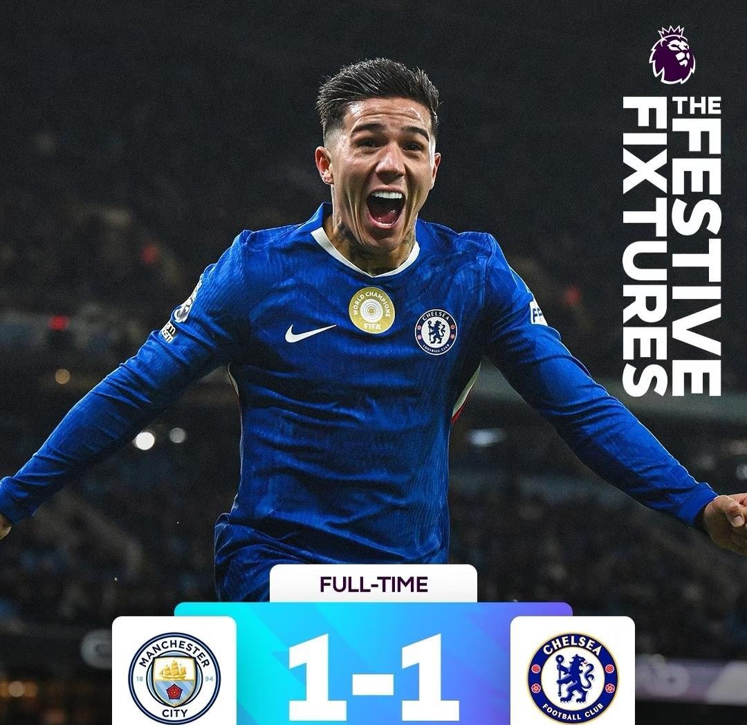 恩佐——阿森纳球迷都该感谢的男人！切尔西1-1曼城，恩佐为蓝军打进绝平一球，这