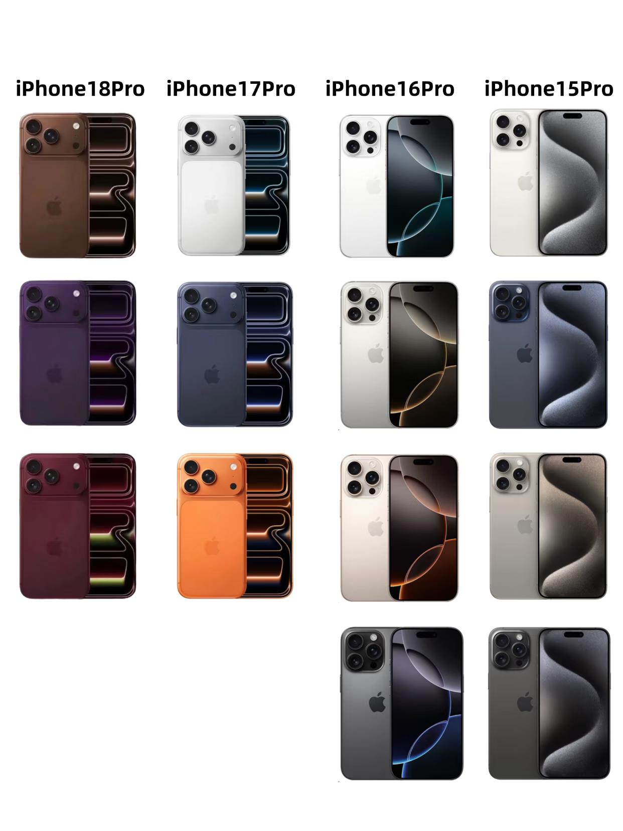 服了，iPhone配色越来越不好看了...我还是觉得iPhone16Pro、1