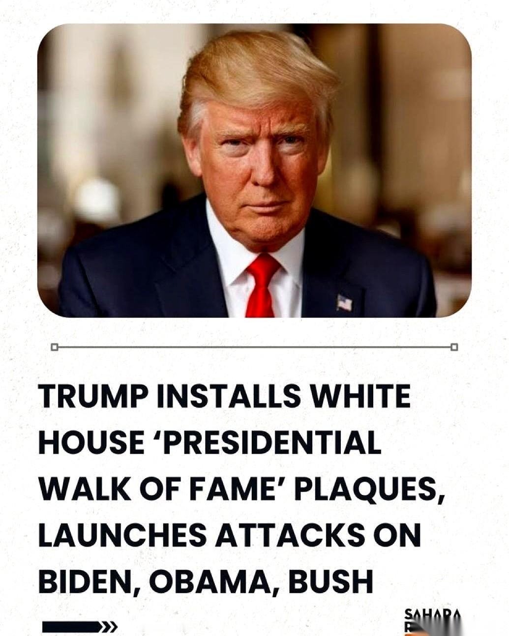 拜登的总统画像，直接被换成了一支笔。一支自动签名笔。意思很明白了：这届白宫，