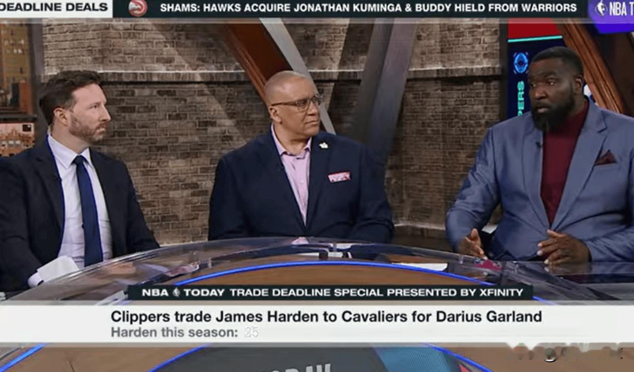 最低标准？帕金斯：在引进哈登后，骑士本赛季至少要打进东部决赛ESPN评论员肯