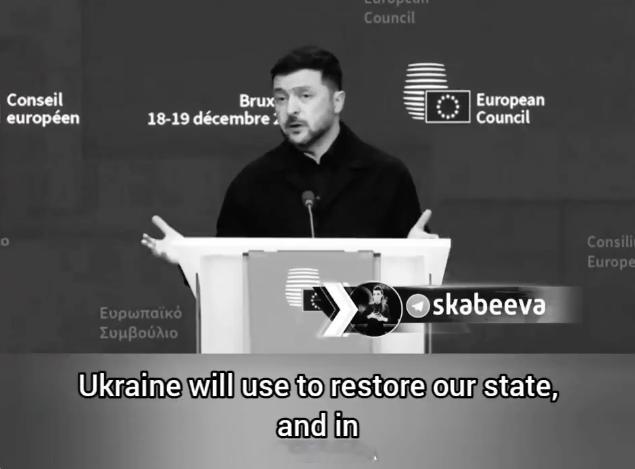 俄乌冲突从昨天泽连斯基在欧盟峰会上的发言来看。咒懂王早死的意图很明显啊他对着欧