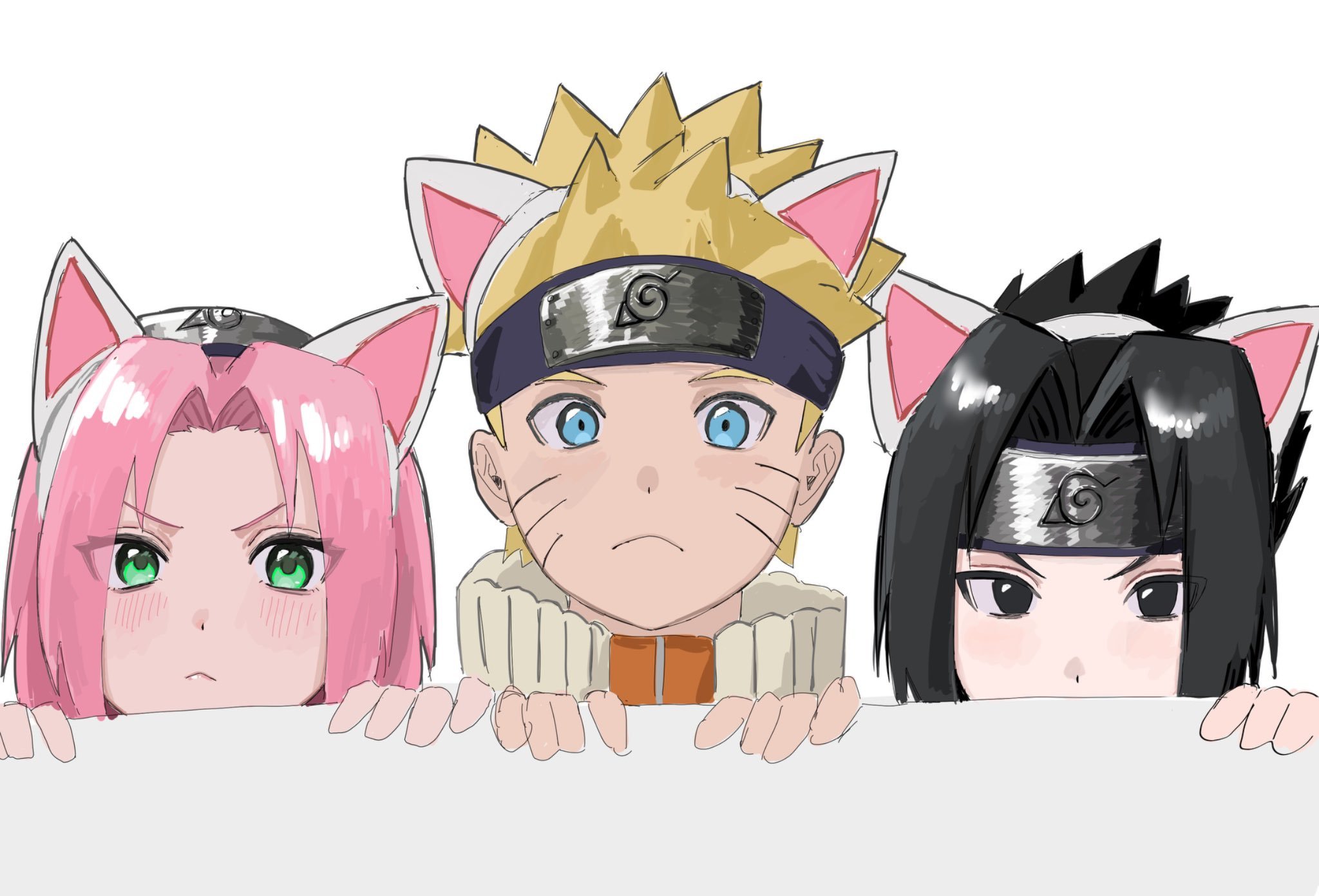 分享X上同人画师UTxTU_oO1013绘制的火影插画大家都很萌！火影忍者