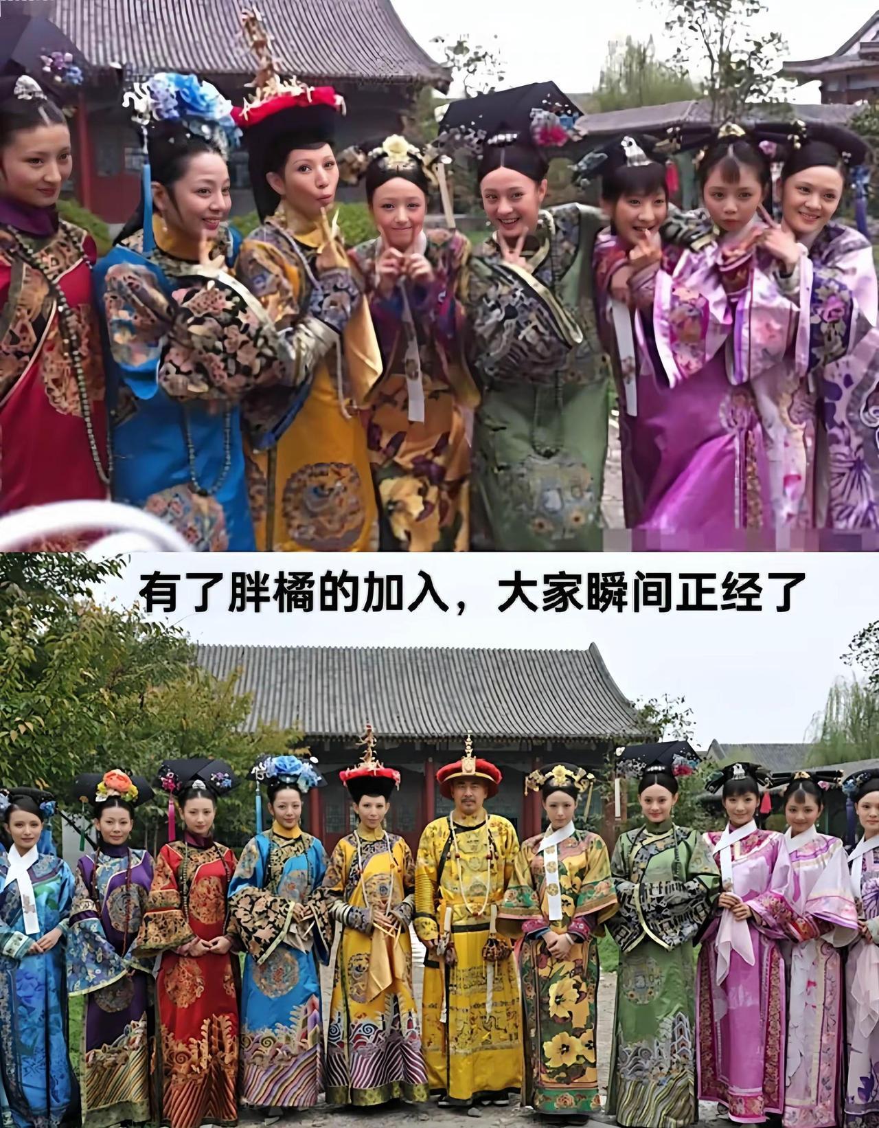 拍《甄嬛传》，蒋欣和陈建斌第一次对戏，陈建斌看着全妆的蒋欣说：“你生活中看着挺小