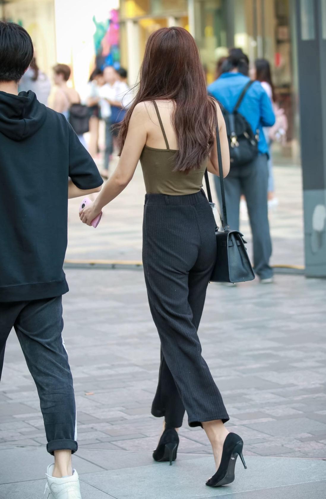 街拍 美女 气质女人 街头穿搭