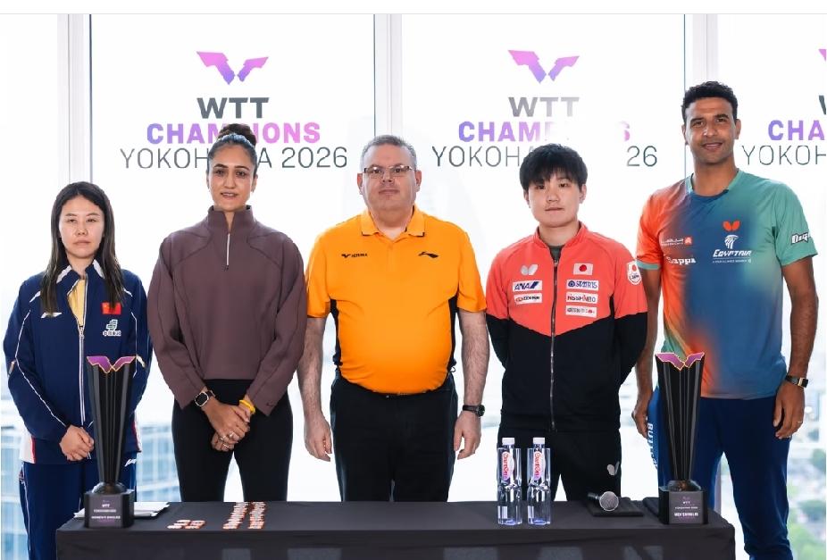 WTT横滨冠军赛抽签仪式落幕，陈幸同作为代表出席抽签现场，气质大方从容，越来越亮