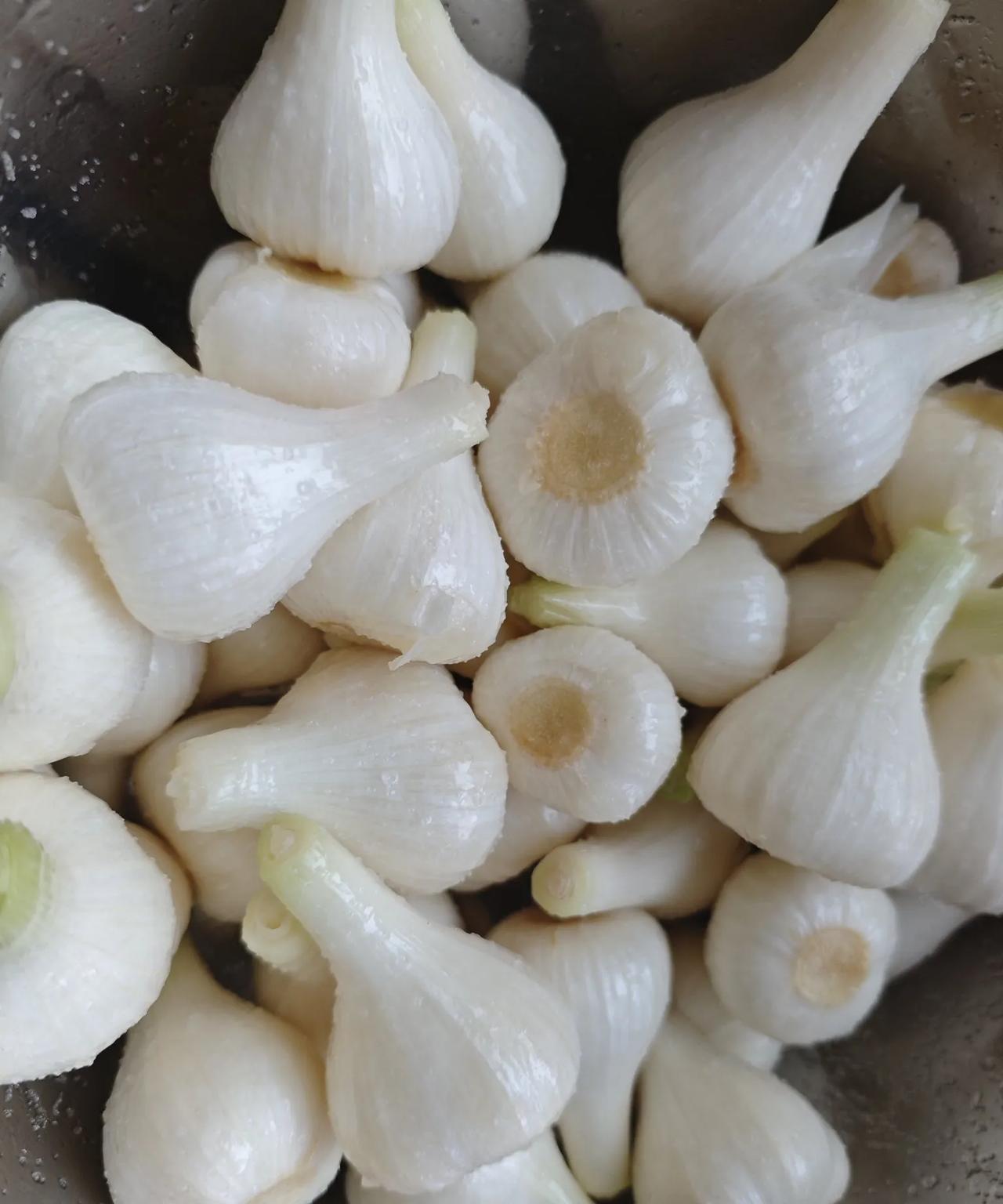 你见过早上四点起来腌糖蒜的么[捂脸哭]，没错，那个人就是我。媳妇昨天早上去早市买