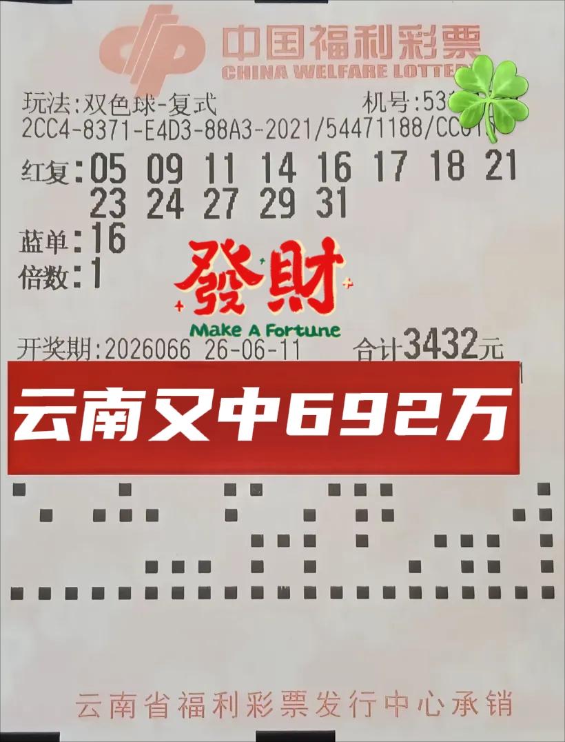 云南又中一等奖了，我真的服了！云南已经连续几期中双色球一等奖了，好像都是合买中的