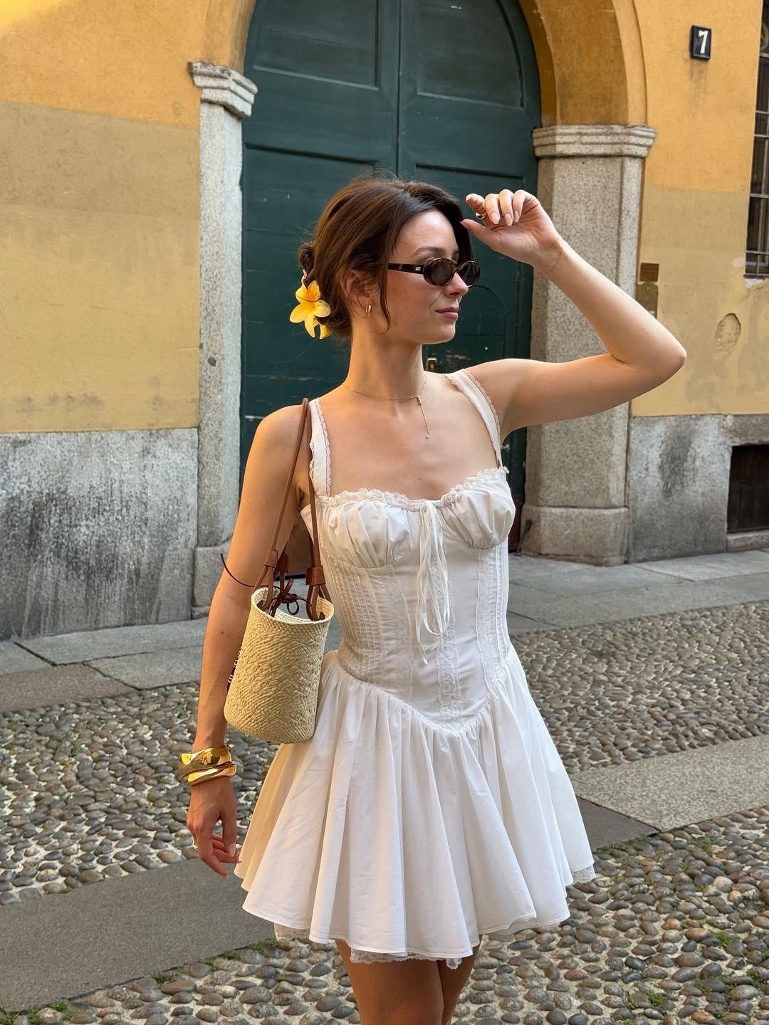 被路人问爆的夏日度假ootd 夏天该有的样子 度假穿搭 法式浪漫 出游穿搭