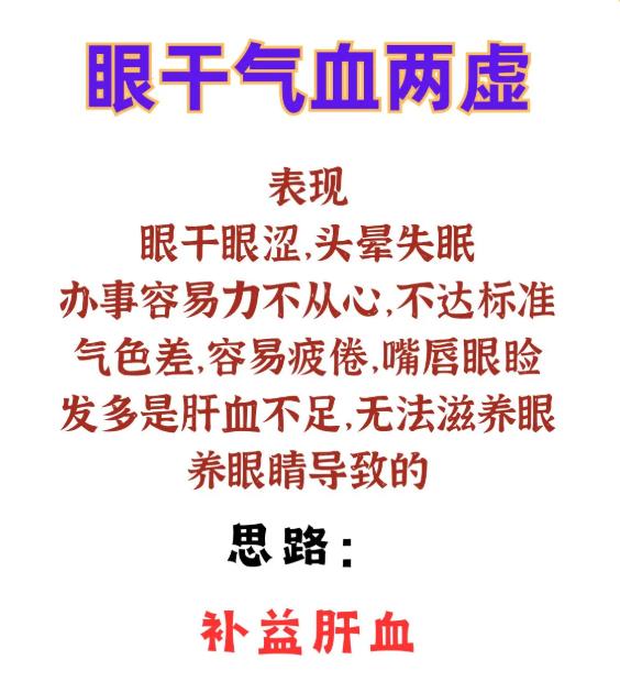 眼干、眼痒、眼花的中医辨证与调理思路
