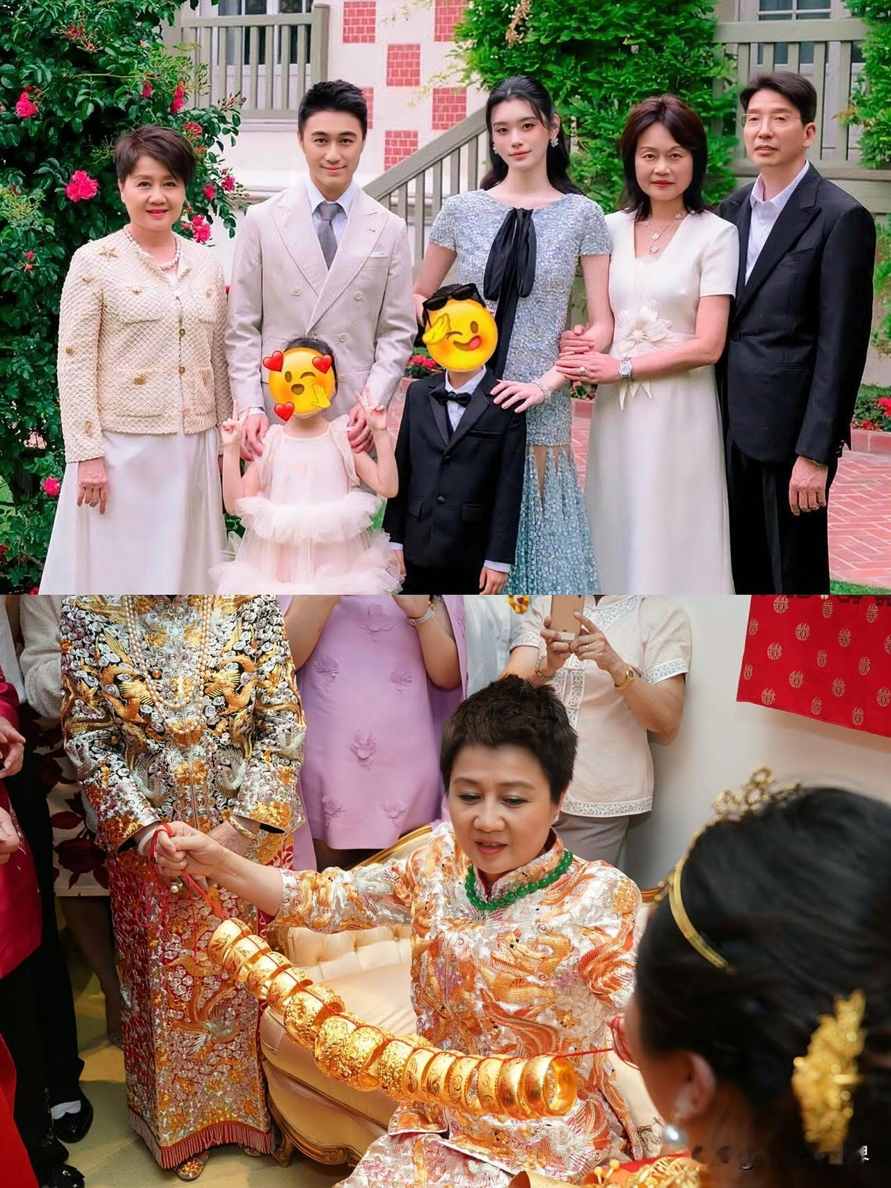 四太真的是特别拎得清、顾体面的人，对女婿儿媳出手一向大方得很。大家都说豪门最