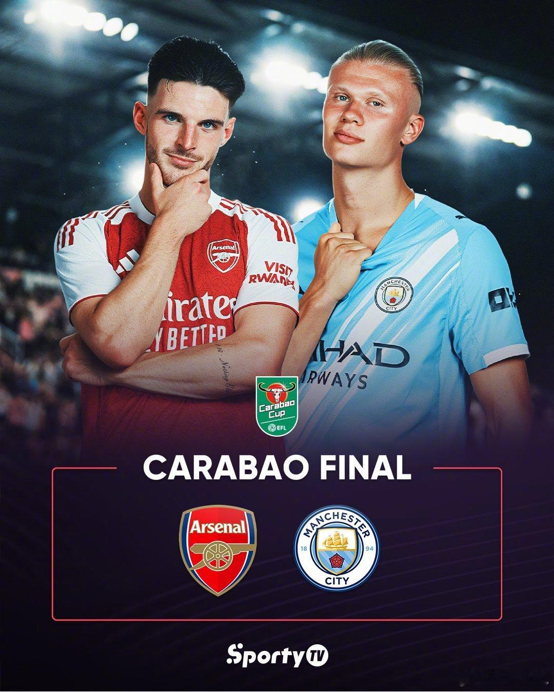 【曼城第10次进入联赛杯决赛，将与阿森纳争夺冠军！】据统计，曼城此前9次进入决赛