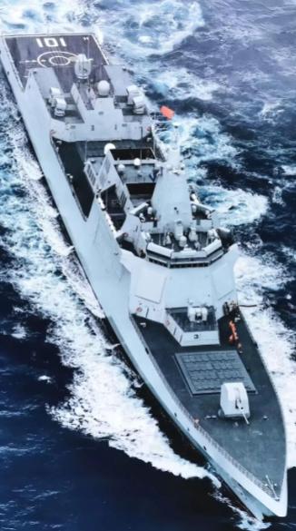 055大驱在世界属于什么水平？这么说吧，有16艘055的时候，地球上没有国家想跟