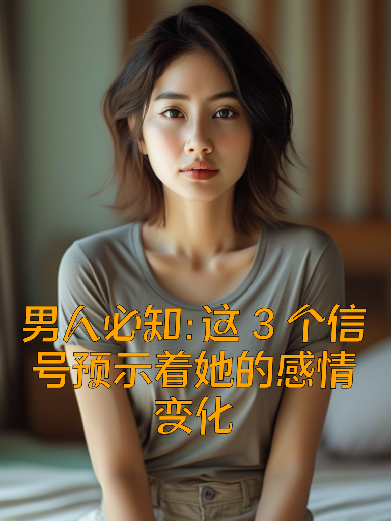 男人必知：这3个信号预示着她的感情变化