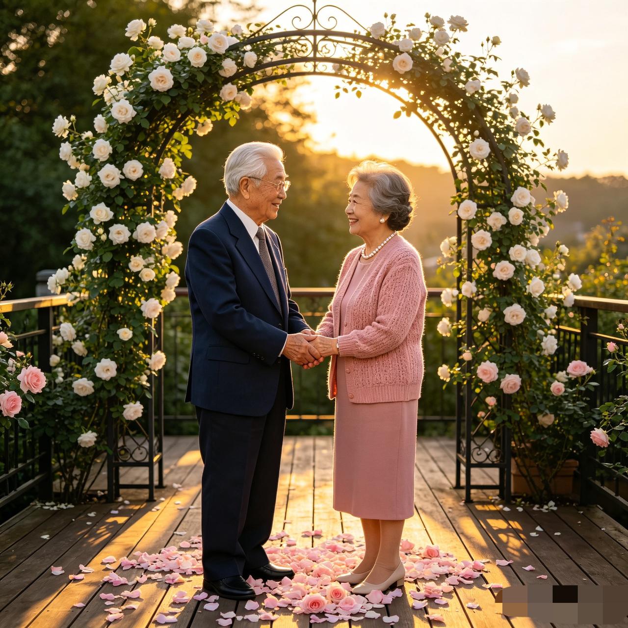 厦门71岁大爷闪婚61岁老太，离婚被判赔10万彩礼。大爷和大妈一见钟