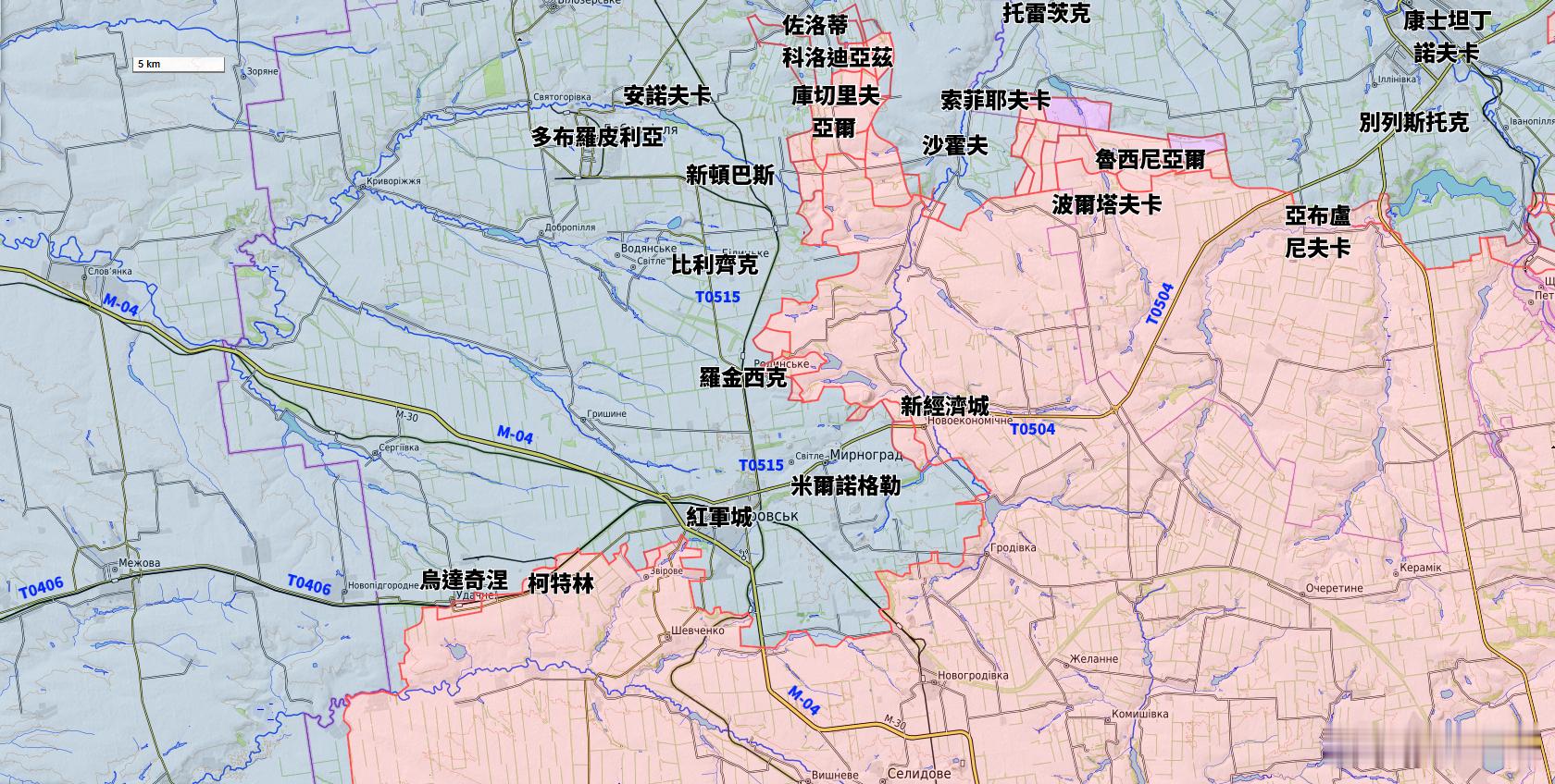 夏季攻勢結束後，目前整個前線俄烏雙方都進入日常接觸狀態，戰鬥頻率以及規模下降到5