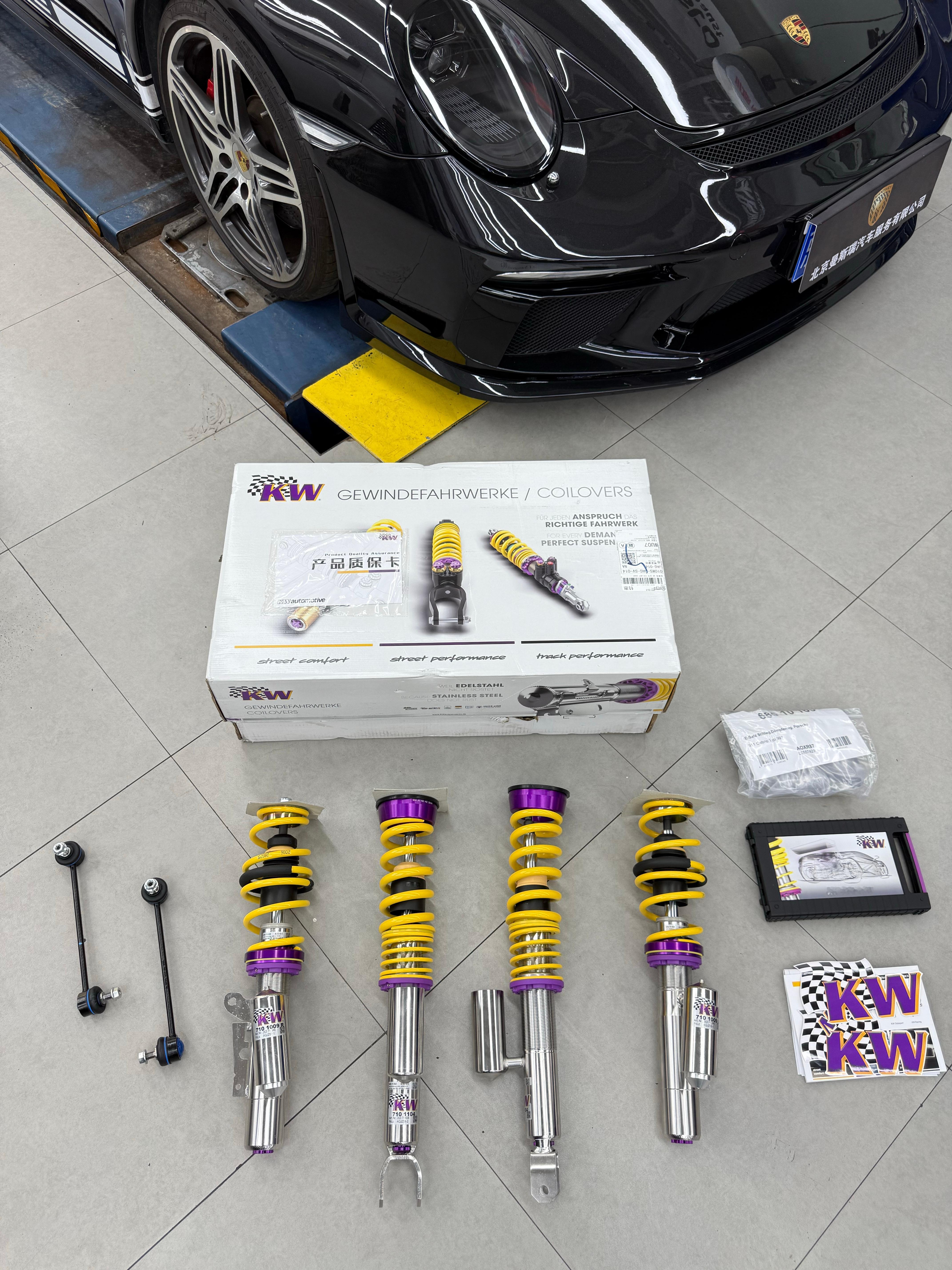 保时捷997TurboKWV3避震系统升级起来
