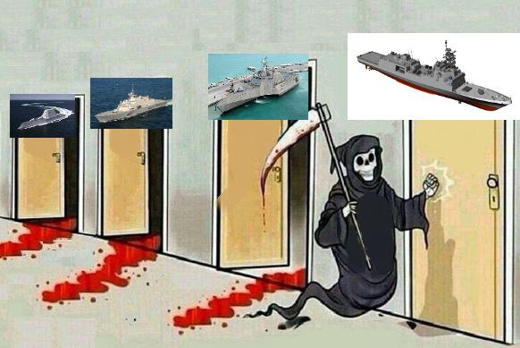 被美海军枪毙掉的星座级护卫舰