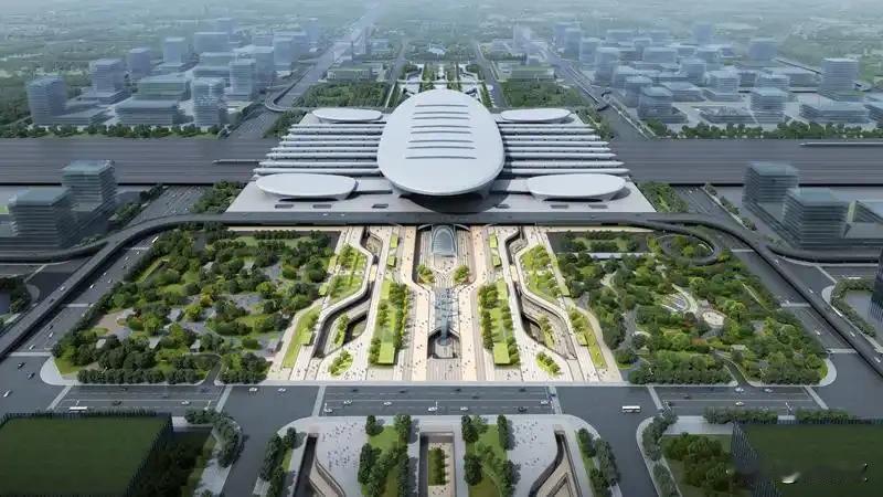 一期4.8万㎡已经很惊艳，临沂北站终极10万㎡有多震撼？不少旅客初见临