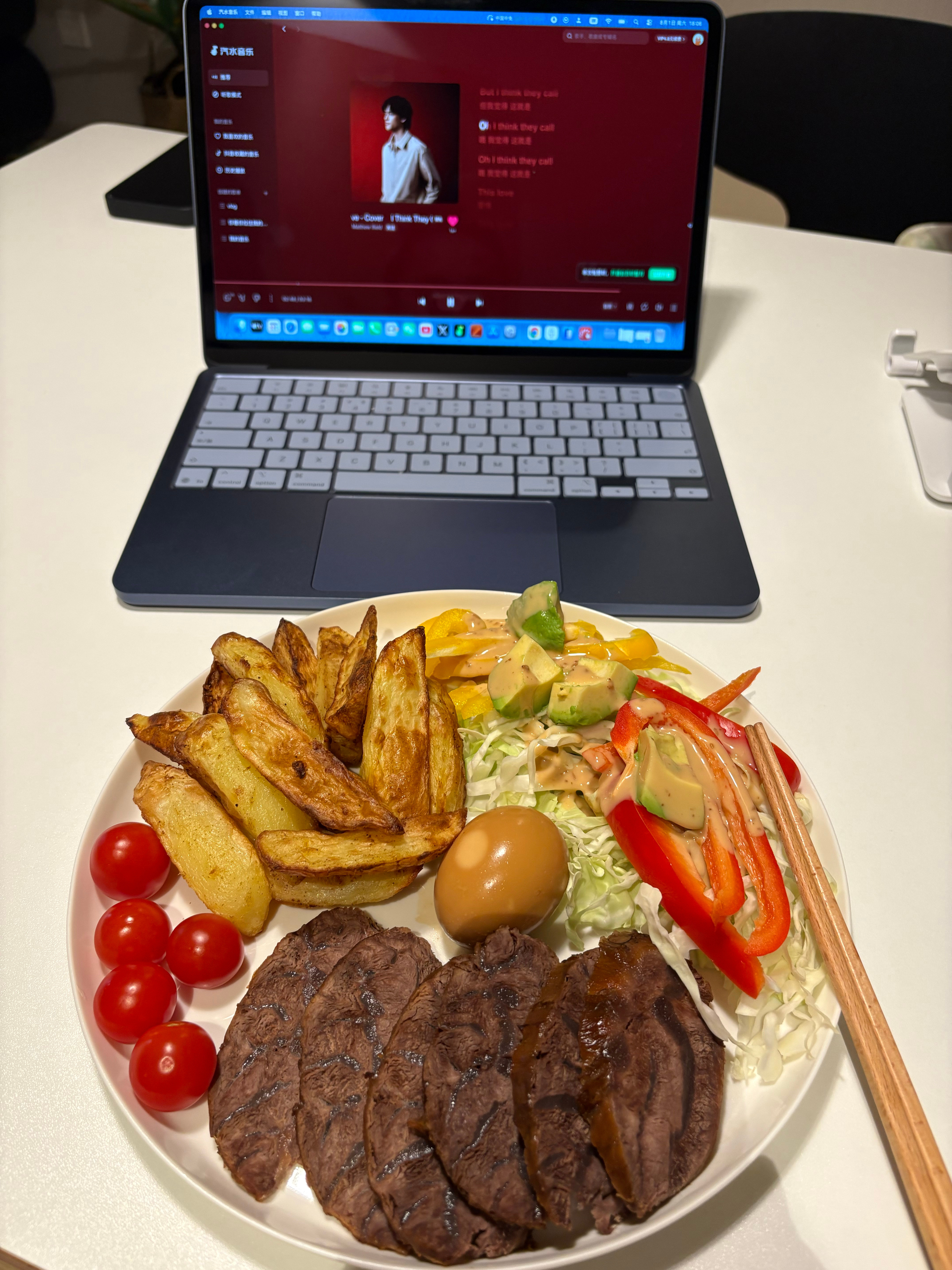 今天的晚餐我的减脂餐