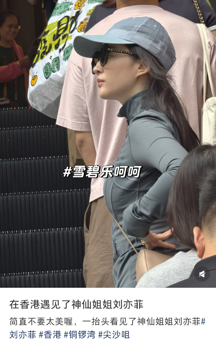 天塌下来有刘亦菲的鼻子顶着香港偶遇刘亦菲是什么神仙体验！这顶级的面部平整度、这
