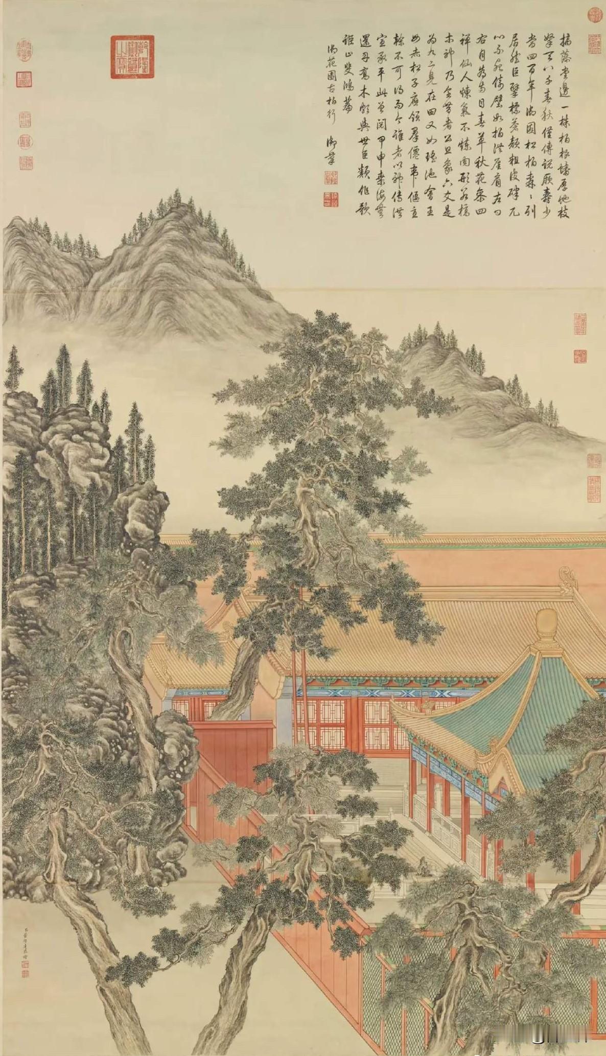 董邦达算是清代康雍乾时期文人画圈里被低估的实力派，不是那种靠溜须拍马上位的宫廷画
