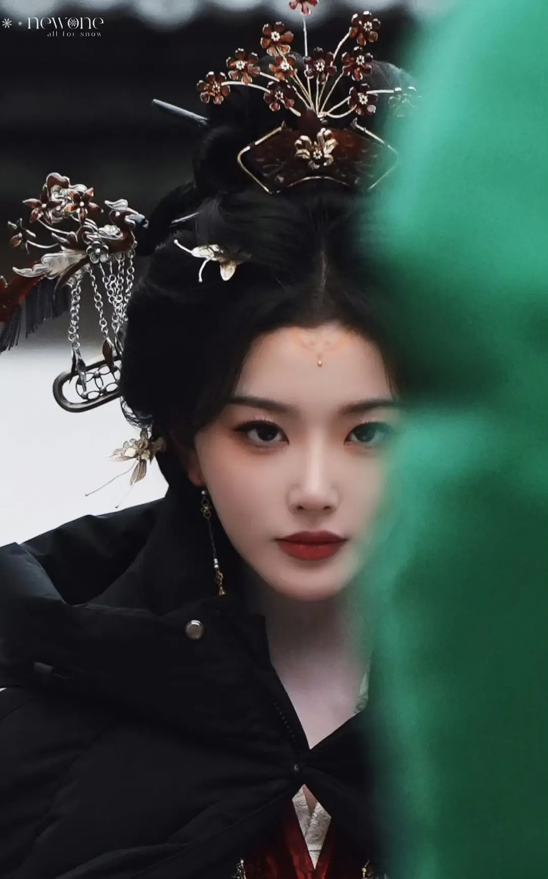 昭阳公主孔雪儿第三套造型出妆路透