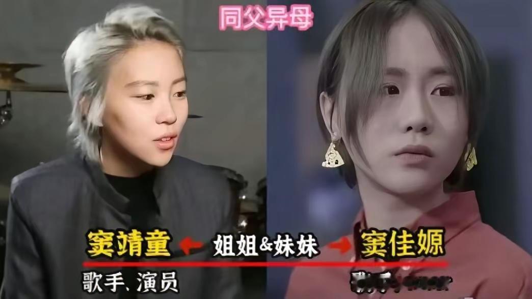原来窦靖童的妹妹叫窦佳嫄呀，小姑娘看起来长得很漂亮，和姐姐长得好像。原来孙利也