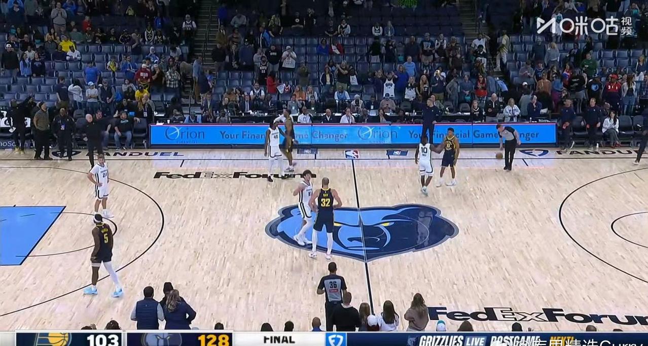 NBA常规赛今日赛果,卫冕冠军优势明显,其它球队强弱尚不明朗。1、灰熊128-