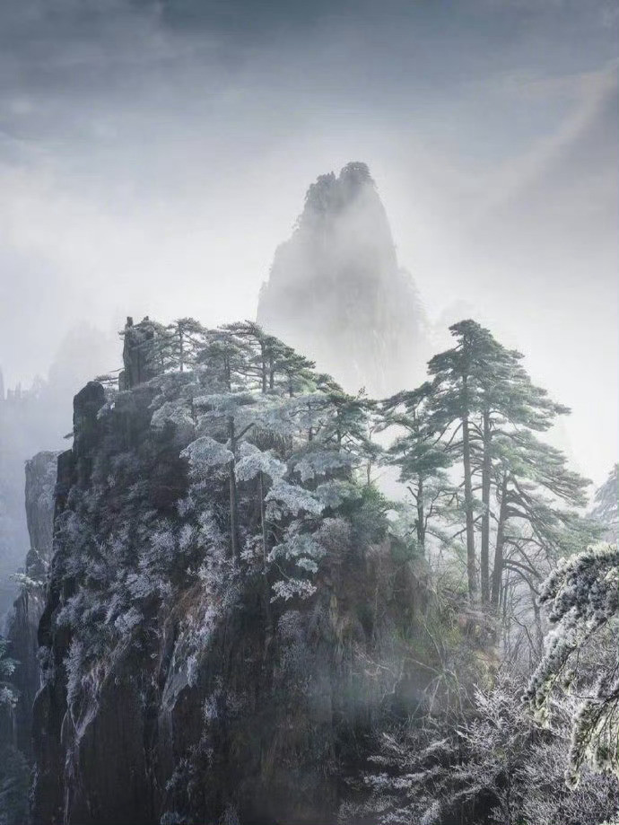 美得像在国画里——黄山