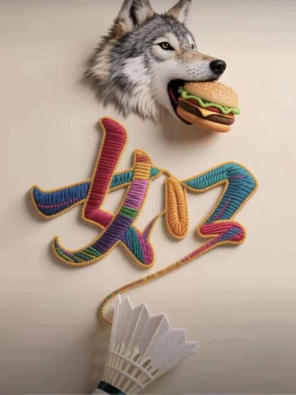 灰狗，汉包，羽毛球，加一如字得出挥汗如雨这个勤劳肯干的成语1