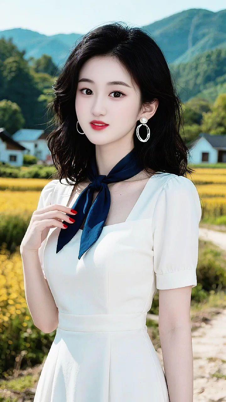 乡村气息田园风乡间甜美穿搭自然温柔风治愈系田园风清新气质风