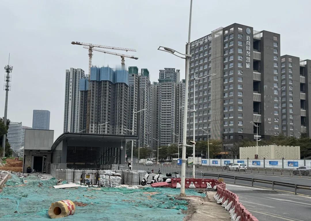 13号线越来越近啰13号线快点儿来吧轨道交通地铁光明施工进度留下地铁站