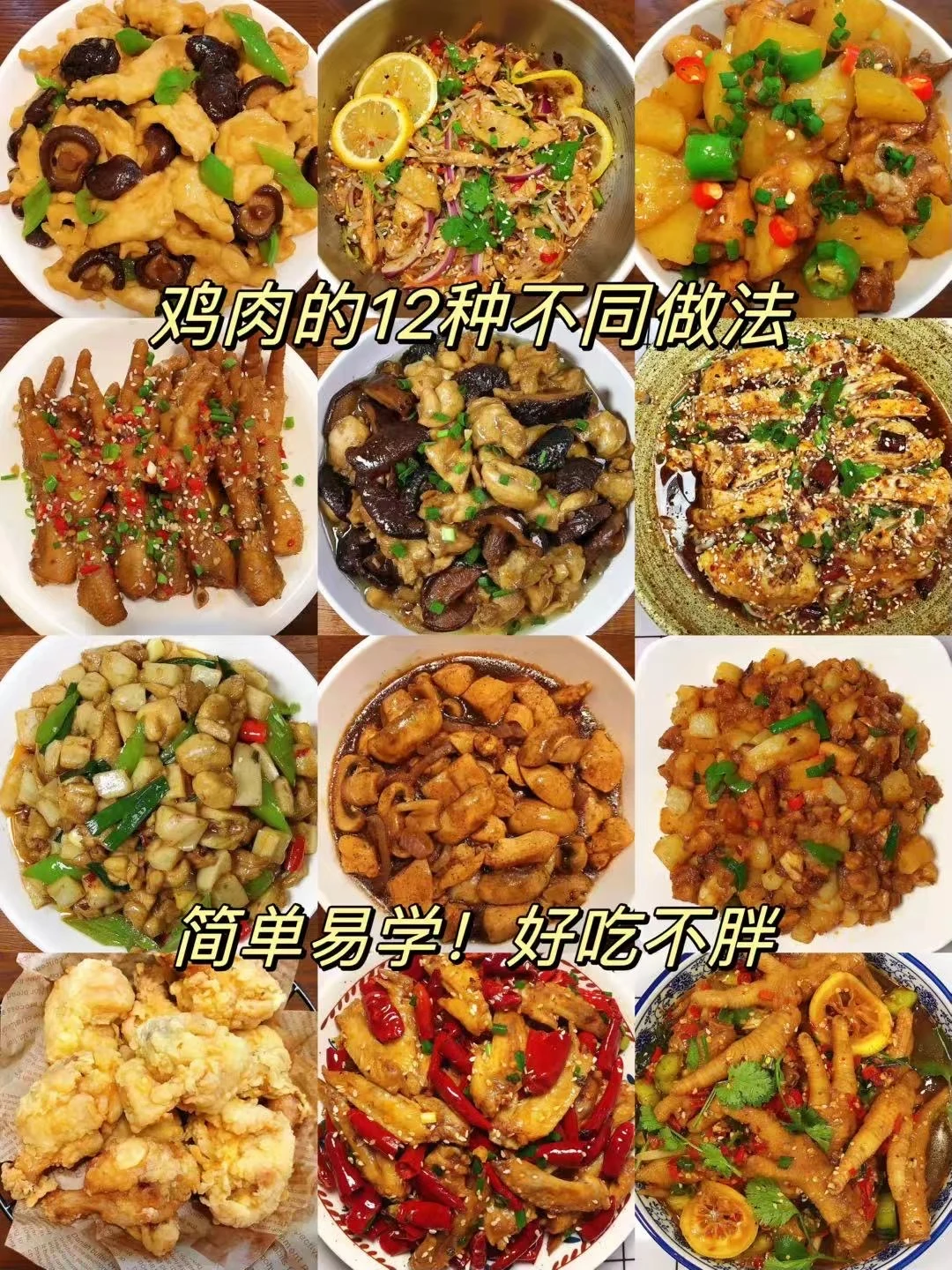 鸡肉的12种做法🔥简单易学