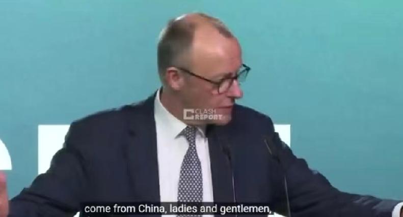 德国工人在咖啡馆喝咖啡时，中国工厂正连夜调试新产线。默茨最近几次讲话，不是突然发