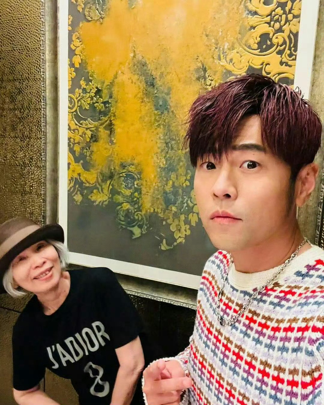 演唱会有妈妈陪着就是好