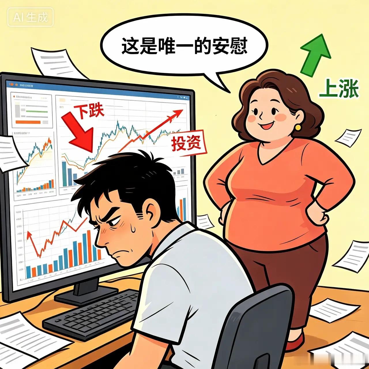有网友调侃，现在投资全都是个笑话：黄金1200变800，亏麻；白银32跌到14，