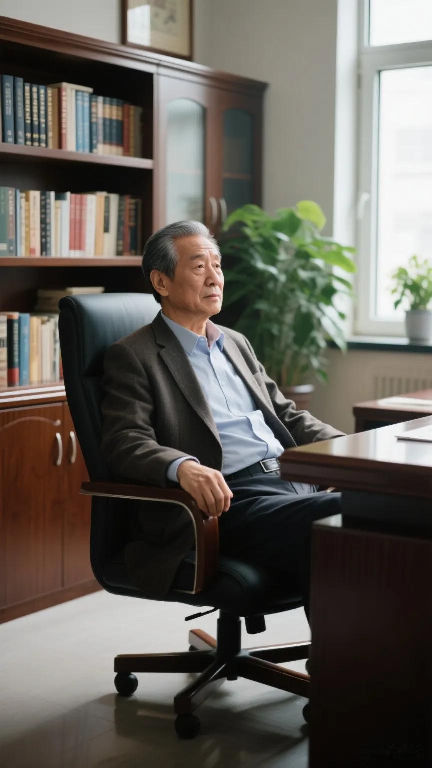 局长退休了，昨天已拿到退休证。本以为局里会为他开个欢送会，所以昨天晚上熬夜就把欢