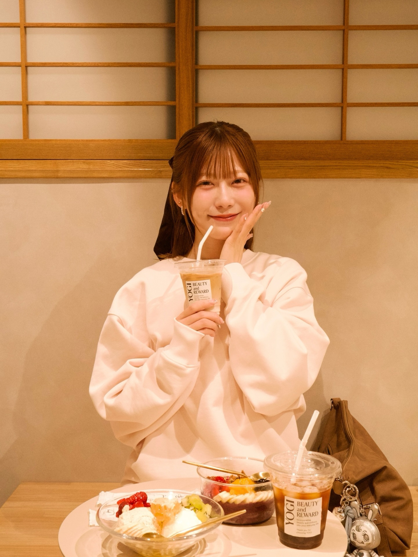 東村芽依🍓「アサイー好きすぎ👶🏻💕」meigram