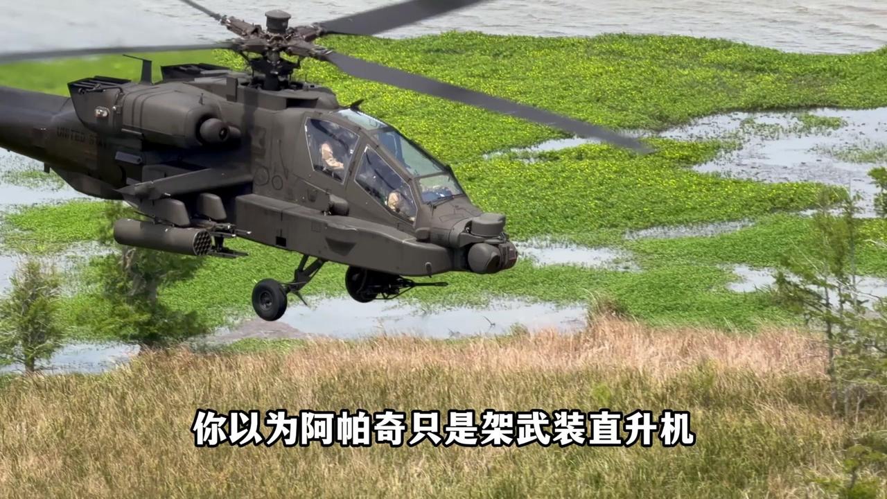 两个人坐进阿帕奇，为啥变空中火力站？你以为阿帕奇只是普通武装直升机，其实它是架装