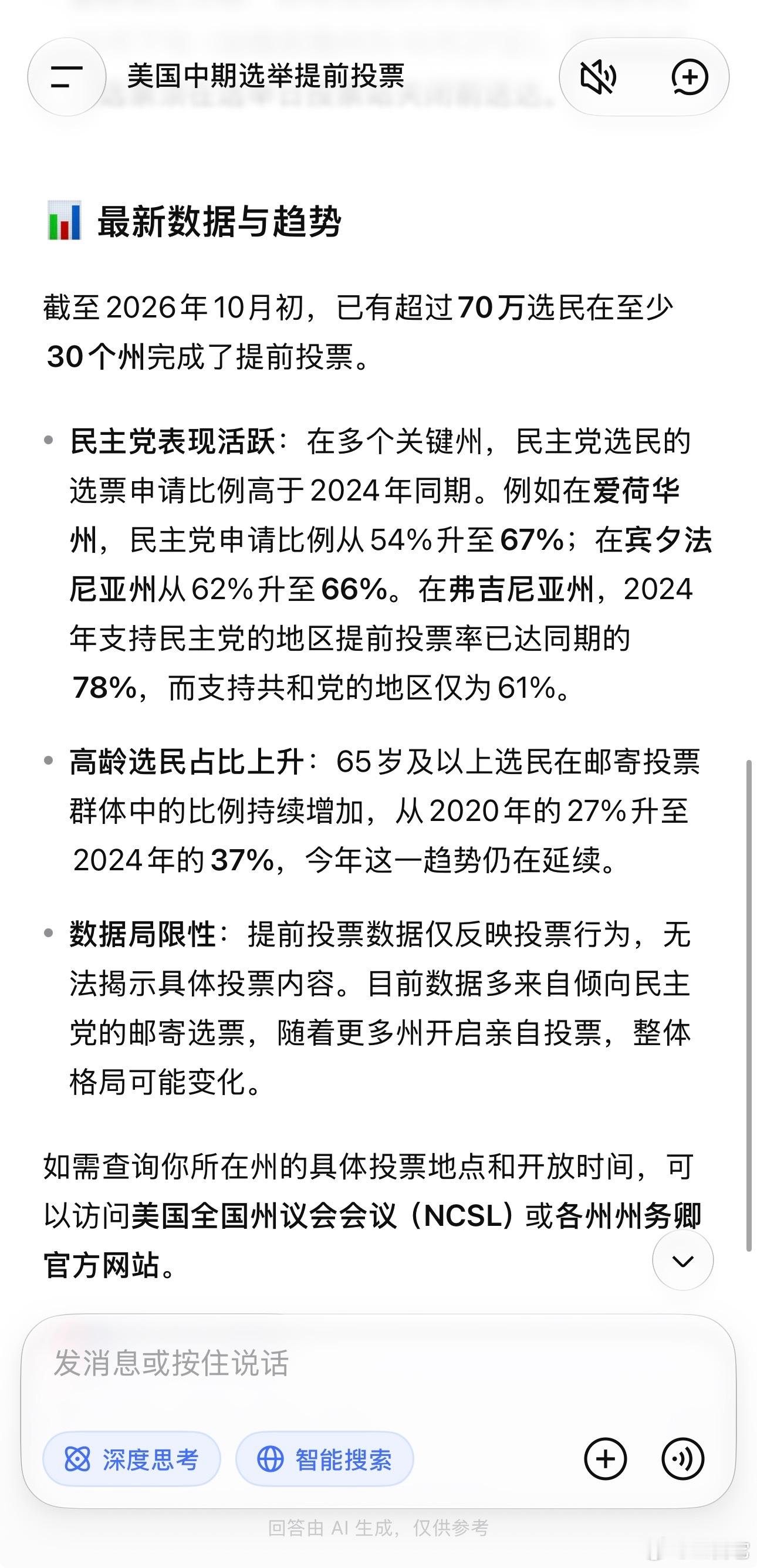 📌Gemini：在2026年美国中期选举中，俄亥俄州梅迪纳县（Medin