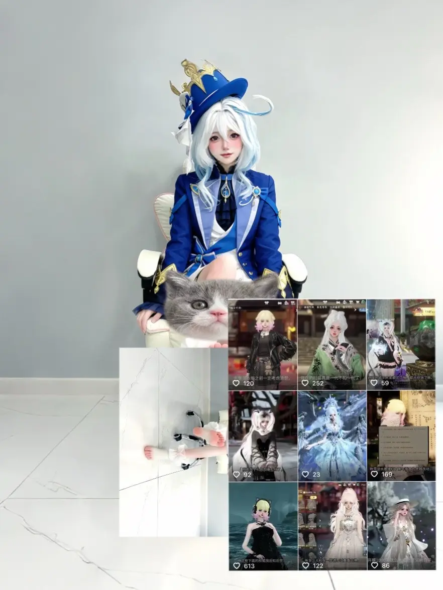 我冲浪的这十年。  芙宁娜cos