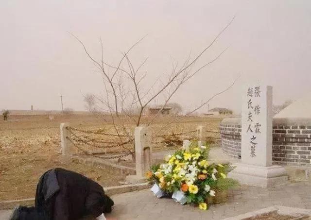 1994年5月，张闾琳站在辽宁锦州张作霖墓前，跪倒在地，哭得像个孩子。他对着墓碑
