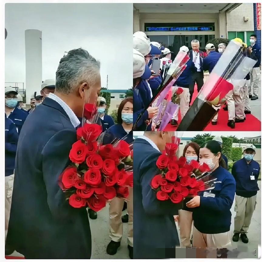 佳能珠海工厂这几张散伙照，把我看笑了员工列队欢送，那个开心劲儿，不知情的还以