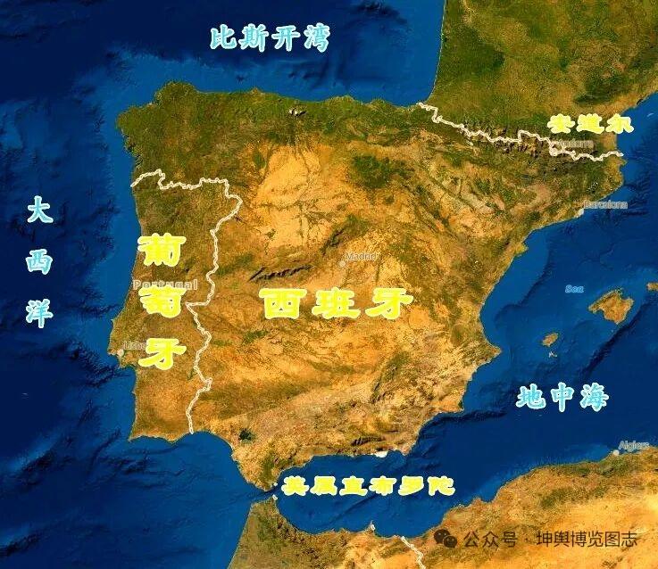 面积大5倍、人口多4倍，西班牙为什么始终无法吞并葡萄牙伊比利亚半岛上，西班