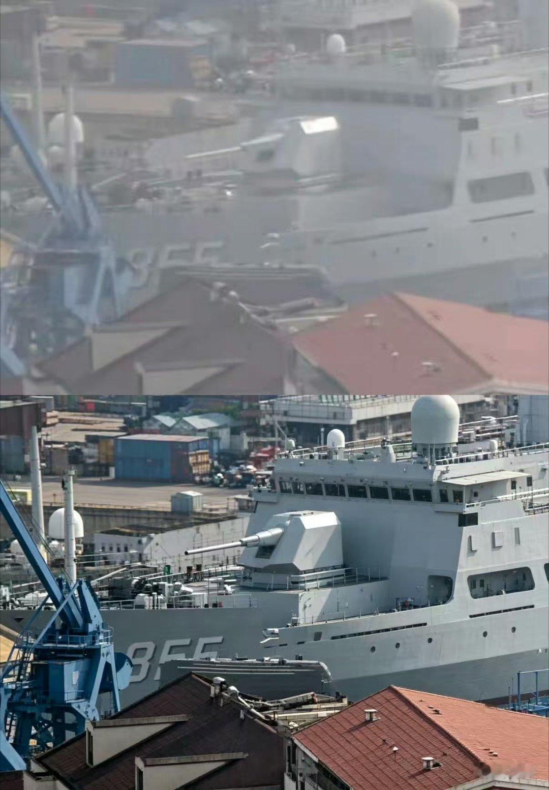 看数字的确是855和155炮很应，这是不是目前实装最大舰炮？中国海军力量烽火问鼎